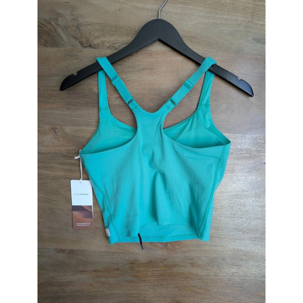 NWT Vuori Sl Dynamic Tank Top Womens Small Green Performance Stretchy Racerback - Picture 2 of 4